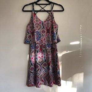 LIKE NEW Earthbound Trading Co Pattern Mini Dress